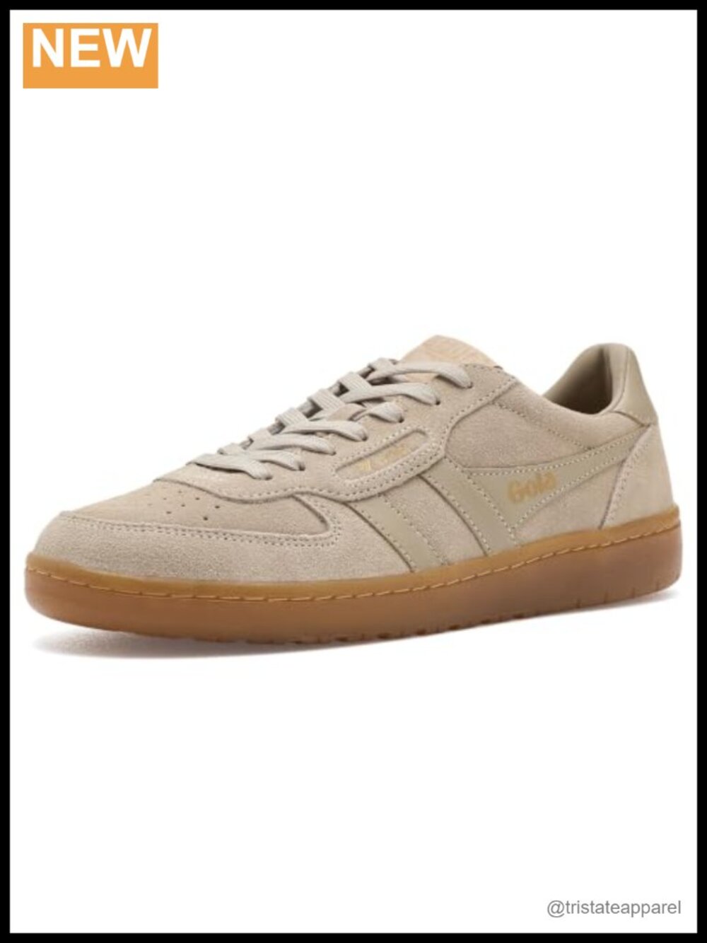 Gola Hawk Suede Low-Top Lace-Up Sneakers Casual Athletic Shoes